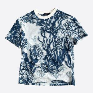 Louis Vuitton Blue & White Aquagarden Monogram T-Shirt